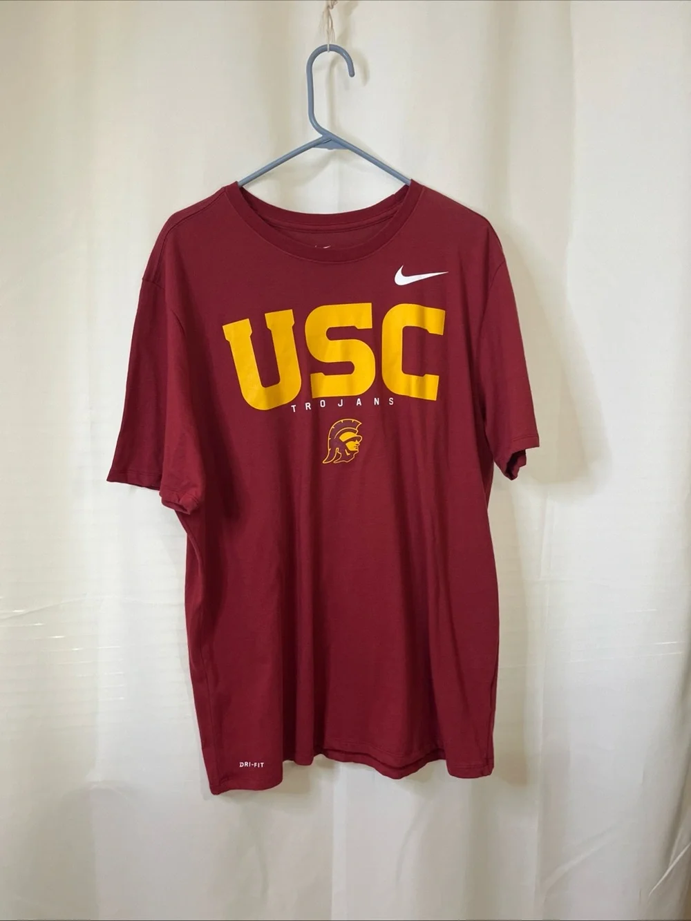 Nike USC Trojans Shirt Mens Red Dri-Fit T-Shirt Men’s XL Southern California